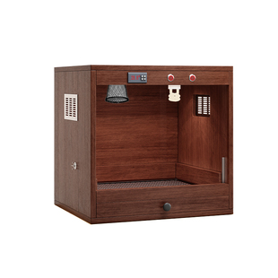 鹦鹉专用恒温箱木质防溅月轮鹦鹉家用大号大空间豪华高透观赏鸟笼