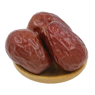 正宗新疆特产发货5星和田大枣红枣子农家散装500克敢和鸡蛋比大小