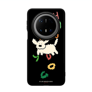 LANWK适用于mate80玻璃卡通磁吸