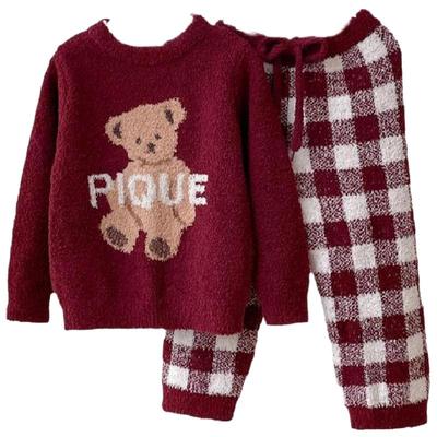 gelatobaby半边绒儿童家居服秋冬