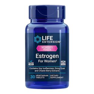 美国原装life extension女性Estrogen植物雌激素大豆异黄酮当归