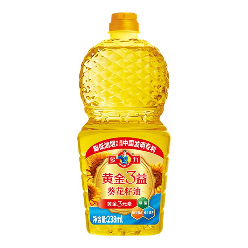 多力黄金3益葵花籽油238ml