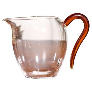 八布玻璃公道杯高硼硅茶海绿色宝瓶茶盅透明功夫茶具匀杯公杯茶具