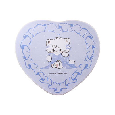 mikko卧室爱心花边可爱地毯少女