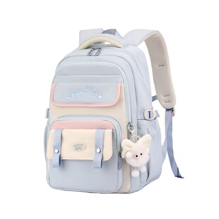 轻便减负书包女初中生小学生3-6年级大容量高中生防泼水双肩背包