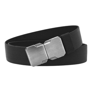 古格缇男士腰带 户外弹力对插扣尼龙编织皮带 休闲运动军训裤腰带