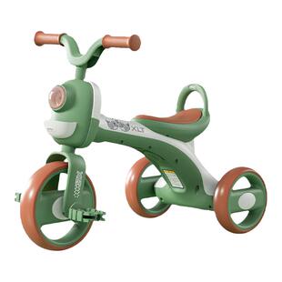 儿童三轮车自行车1一3岁2脚踏车婴儿4宝宝平衡车轻便脚蹬外出神器