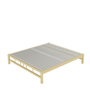 304不锈钢床1.8米1.5m现代简约榻榻米环保非铁艺钢床架卧室床