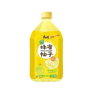 康师傅蜂蜜柚子整箱大瓶1L/12瓶