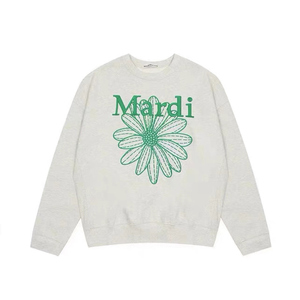 韩国潮牌Mardi卫衣女赵露思同款小雏菊圆领刺绣印花秋冬百搭上衣