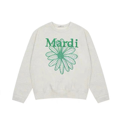 韩国潮牌Mardi卫衣女赵露思同款小雏菊圆领刺绣印花秋冬百搭上衣