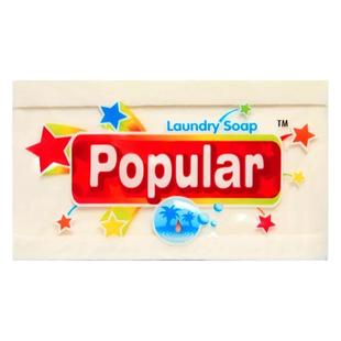 印尼泡飘乐洗衣皂250克10块全白popular进口婴儿儿童肥皂无荧光剂