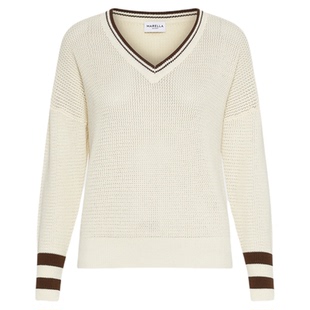 【2026早春新品】MARELLA 女装纯棉V领毛针织衫3361036402