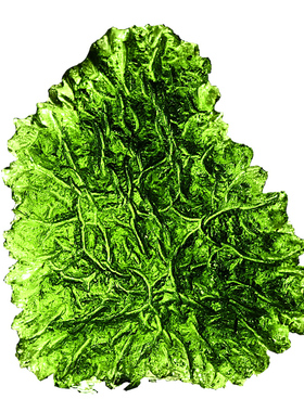 捷克陨石天然绿玻璃项坠吊坠