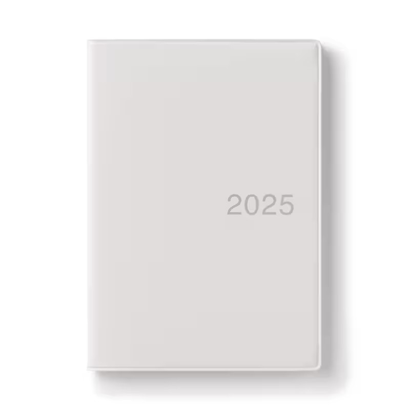 日本MUJI无印良品2027年新年款日程本手帐本横式月周计划年计划