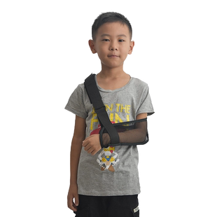 医用儿童手臂骨折吊带前臂肘关节支具胳膊锁骨脱臼固定带透气护具