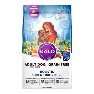 进口Halo自然光环狗粮健美鸡无谷小型犬大型幼老犬全价粮试吃泰迪