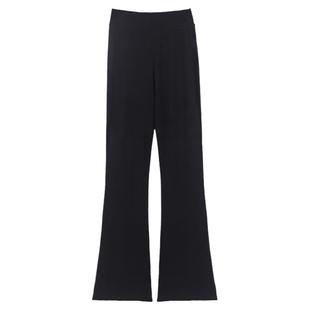 喇叭裤女成人莫代尔练功服黑色直筒形体裤舞蹈裤古典舞跳舞裤子秋