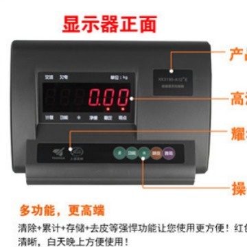 上海耀华A12E小地磅1T2T3T5T10t小废品站塑料五金电子磅地磅