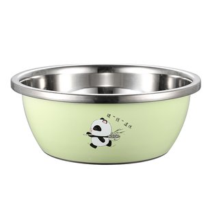 304食品级不锈钢盆家用厨房汤盆漏盆打蛋烘焙发面盆带盖洗奶瓶用