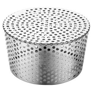 不锈钢侧排过滤网110排水口阳台天台地漏管道下水道防堵防鼠神器