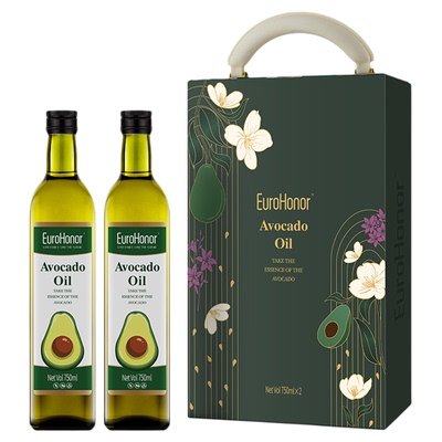 欧诺牛油果油750ml*2礼盒
