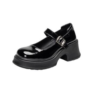 回力官方旗舰店玛丽珍女鞋2025新款秋冬乐福鞋子女厚底小皮鞋女款