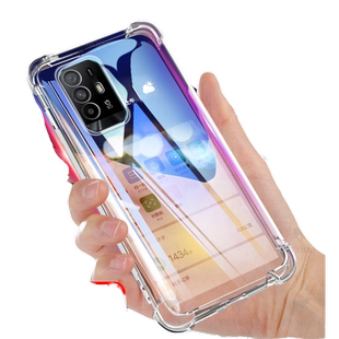 UFToppoa95手机壳oppoa95保护套透明硅胶软壳镜头全包边个性创意防摔超薄液态四角加厚气囊简约时尚男女潮牌