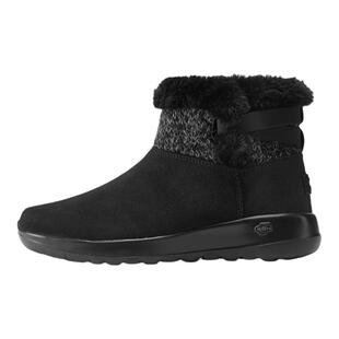 Skechers斯凯奇秋冬新款女子加绒保暖雪地靴缓震中筒马丁靴144133