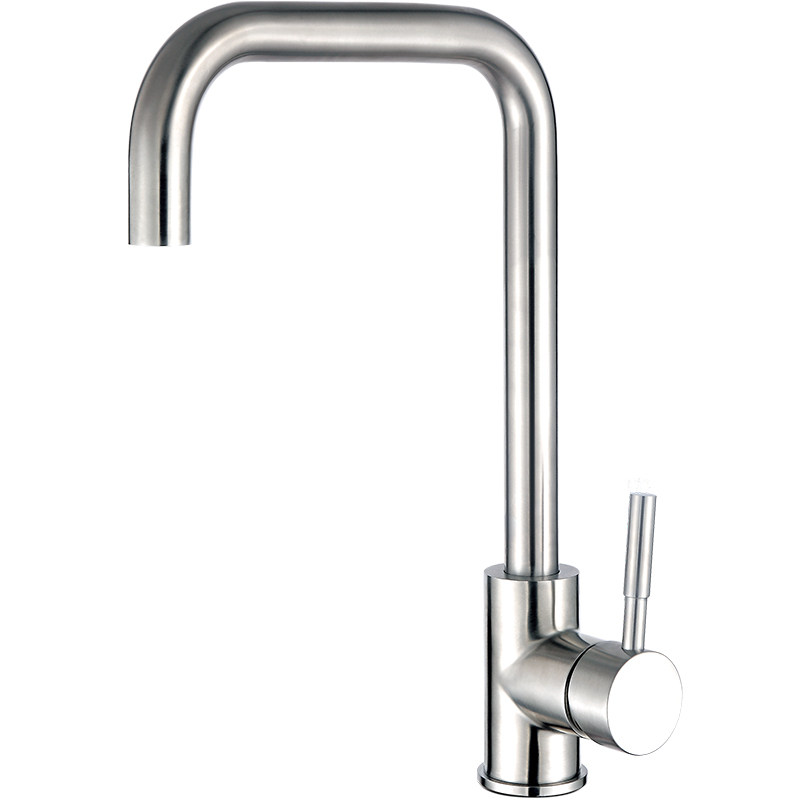 厨房水龙头冷热304不锈钢洗菜盆洗碗池水槽高弯旋转抽拉万向花洒