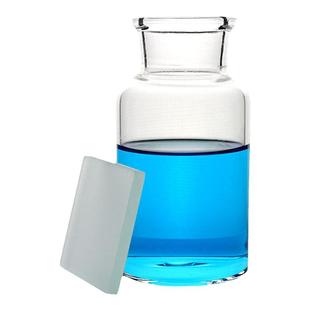 三爱思 玻璃集气瓶X02 气体收集瓶玻璃瓶60-1000ml 双面磨砂毛玻璃片 附磨砂砂玻片 物理化学实验室器材耗材