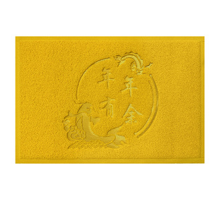 入户门地垫门垫大门口金色丝圈地毯出入平安家用进门脚垫黄色垫子