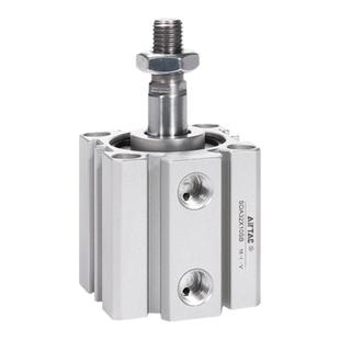 亚德客ACQ12X10SB 16X20X25/32X30X40X50x60X75x80SB薄型气缸带磁