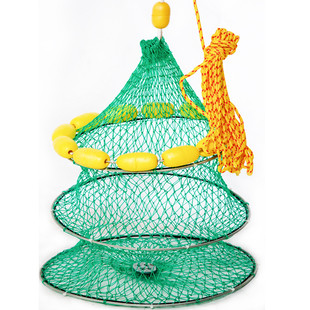 多浮球海钓鱼护装鱼网兜矶钓船钓台钓漂浮鱼护鱼兜可折叠便携渔具