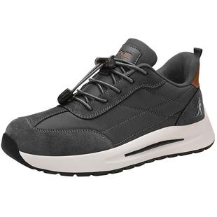 足力健旗舰店2025冬季缓震护膝散步鞋男舒适防滑中老年爸爸运动鞋