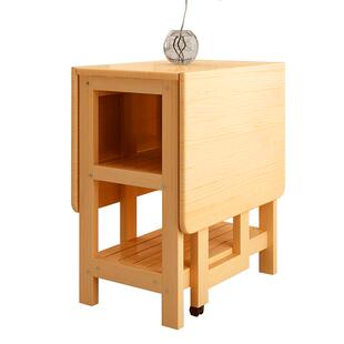 折叠餐桌家用小户型实木简约长方形靠墙写作业书桌多功能吃饭桌子