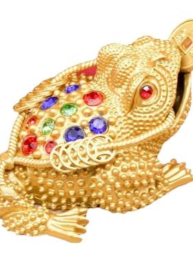 道家三足金蟾摆件招财