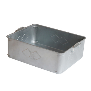 金属加厚加长型镀锌铁皮周转箱仓储笼铁皮盒零件筐收纳箱子