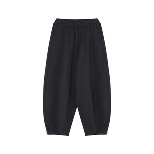 LEOHAPPY女童裤子秋外穿儿童休闲裤2025新款加绒中大童亲子九分裤