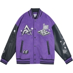 准者棒球服男秋冬季新款运动防风外套加厚保暖时尚休闲夹克上衣