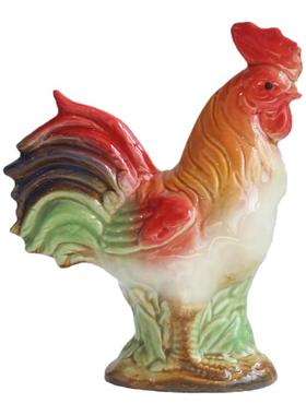 龙年陶瓷鸡摆件吉祥物家居客厅酒柜装饰高档工艺摆设乔迁新居礼品