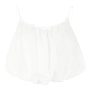 wana try夏季新款甜美风轻薄花苞吊带宽松显瘦休闲百搭短款上衣女