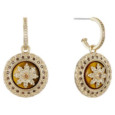 【刘忻同款】Riotlily艾特里里北欧循迹耳环虎眼石优雅太阳纹锆石