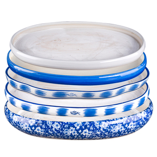 上水石盆吸水石底座陶瓷花盆假山盆景水培微景观水仙碗莲多肉植物