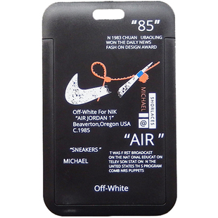 潮牌公交卡套学生员钥匙扣学生饭卡校园市民交通证件创意ins卡包