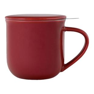 丹麦VIVA 极简系列带把平衡杯北欧中号带茶漏泡茶杯子茶具380ml