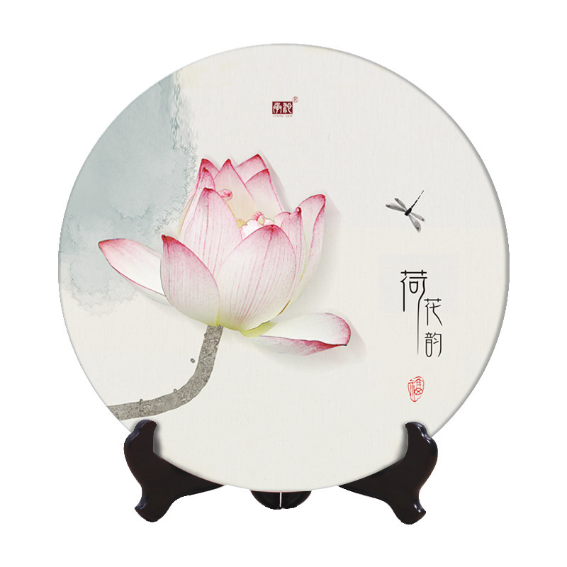 承沁摆盘陶瓷新中式摆件