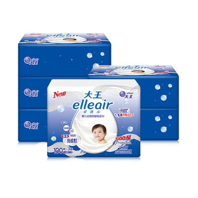 大王婴儿适用奢润保湿纸面巾润护