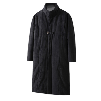 男士羽绒服中长款汉服棉服外套