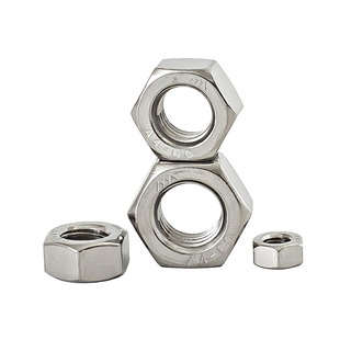 304/316/2205不锈钢六角螺母套装平垫弹垫组合螺丝帽M4M5M6M8-M16